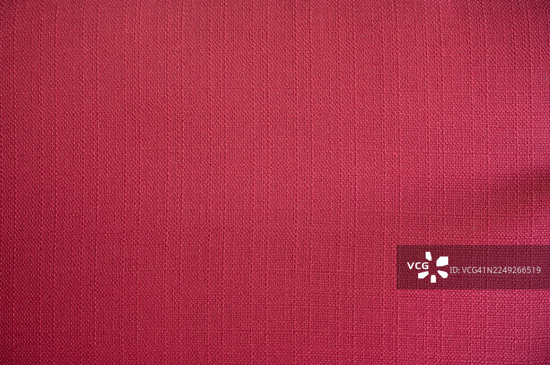 红色棉质纺织品帆布图案细节背景图片素材