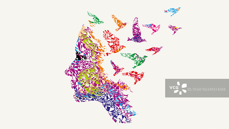 心理健康与自由图片素材