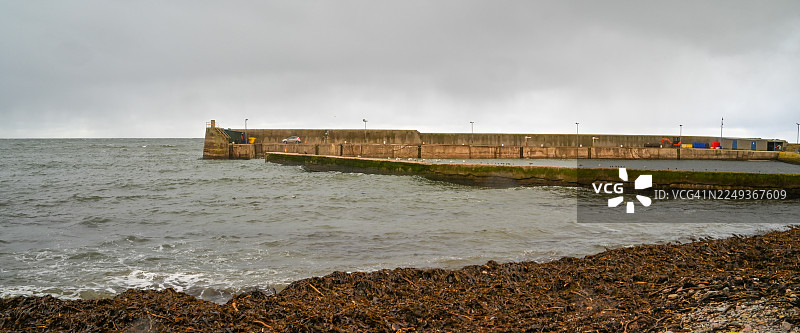 伯恩茅斯海港墙-苏格兰边境图片素材