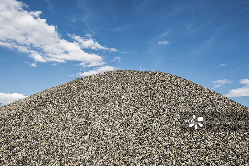 砂石，砂石厂，采石场，靠近布赖萨赫，布赖斯高，巴登-符腾堡州，德国图片素材