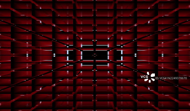 深红色渐变矩形三维阴影抽象背景图片素材