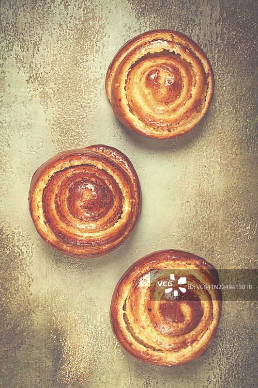 茅屋芝士椰蓉玛芬，布里欧修，糕点，早餐，无人图片素材