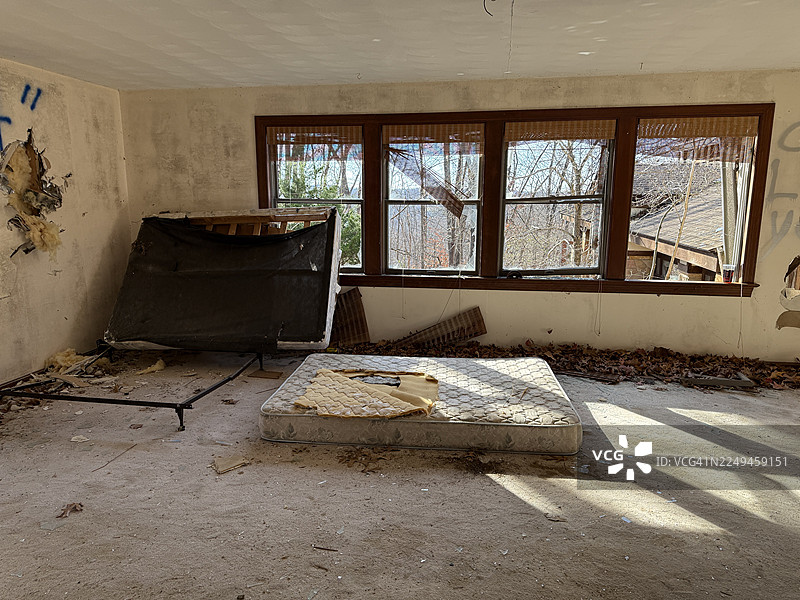 废弃的庄园图片素材