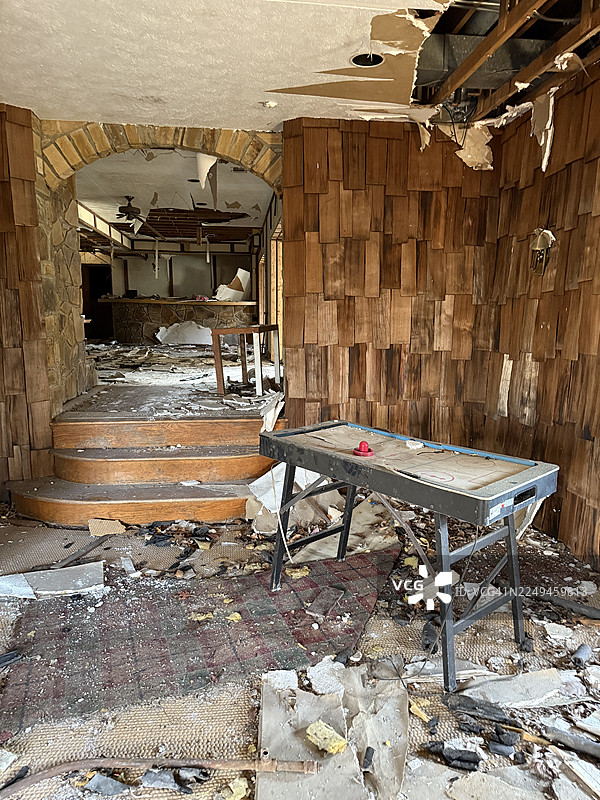 废弃的庄园图片素材