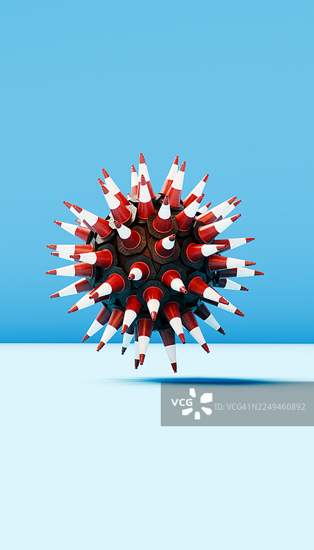 交通锥体球体-过度保护的概念图片素材