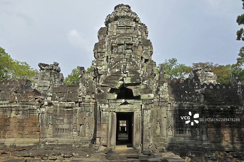 主神殿，塔萨神庙，吴哥，柬埔寨图片素材