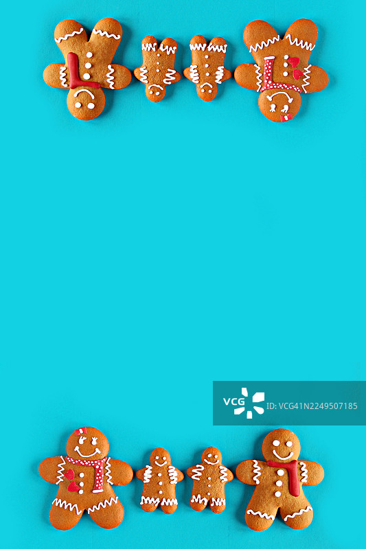 姜饼人一家图片素材