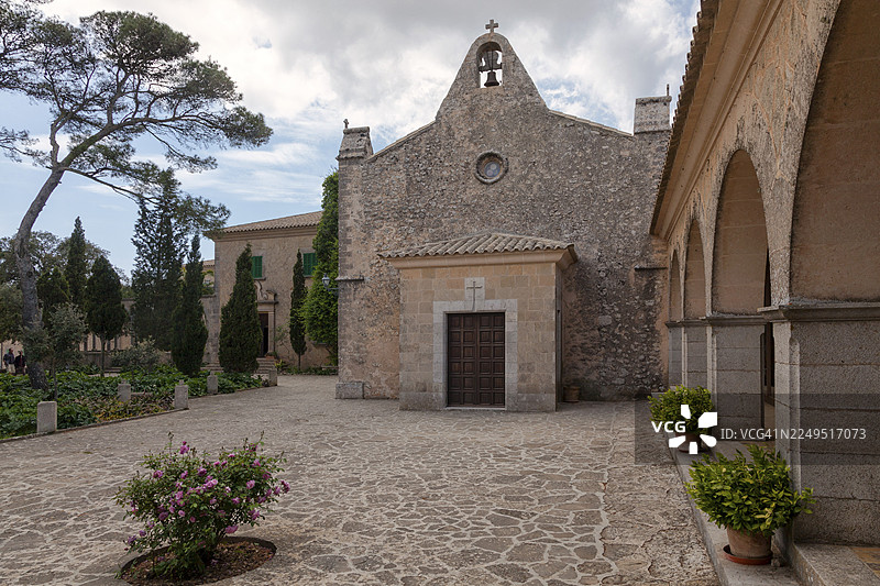 西班牙马略卡岛巴利阿里群岛库拉圣母圣殿图片素材