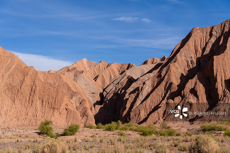 智利阿塔卡马沙漠魔鬼喉入口图片素材