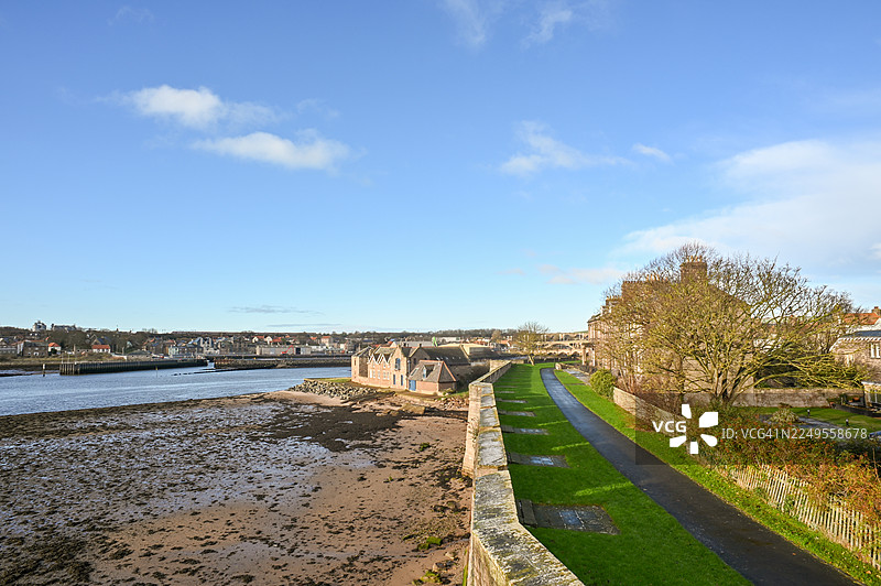 伯威克浦恩特的防御墙图片素材