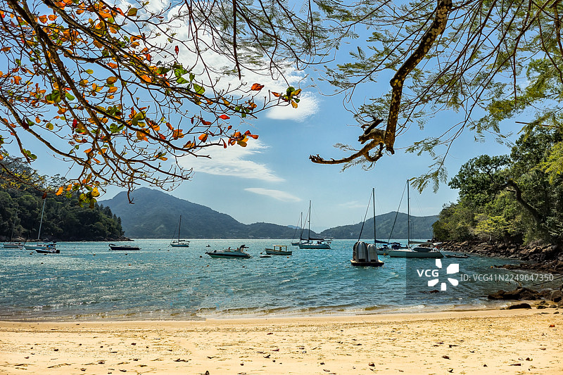 弗拉门戈海滩，乌巴图巴。图片素材