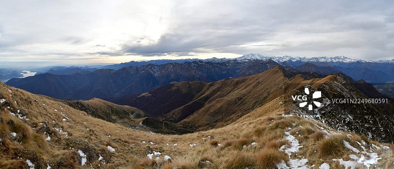 采尔马特，瓦莱州阿尔卑斯山和奥索拉山谷图片素材