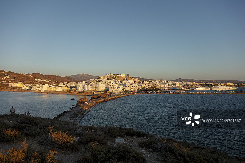 希腊纳克索斯岛奇奥拉老城图片素材