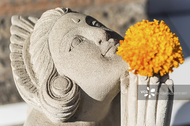 女性寺庙雕像图片素材