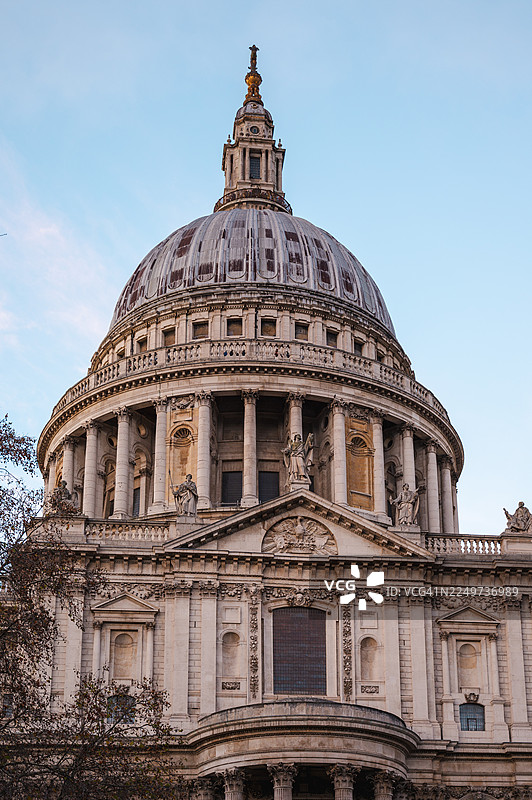 伦敦圣保罗大教堂图片素材