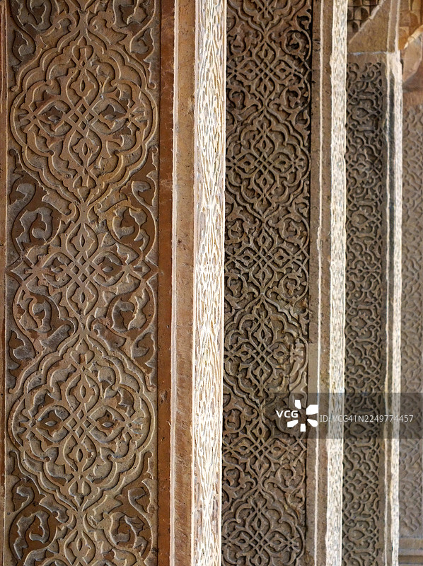 墓地和陵墓的建筑细节与全景图片素材