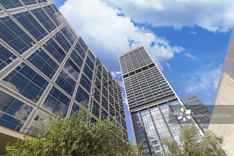 墨西哥萨波潘现代金融中心和购物中心图片素材