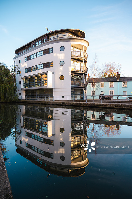 伦敦卡姆登锁附近的住宅区图片素材