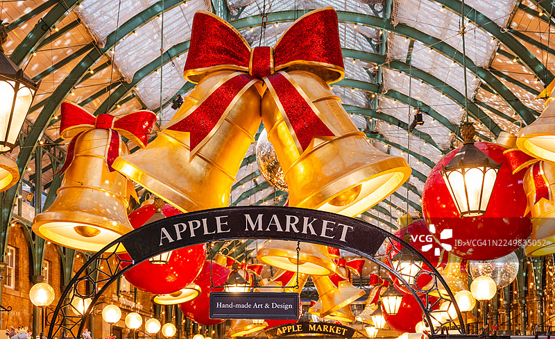 科文特花园市场圣诞装饰图片素材
