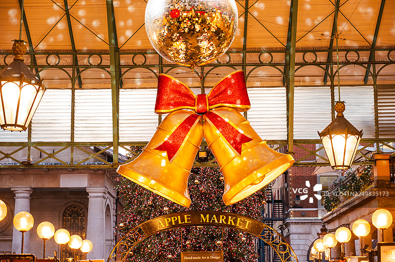 科文特花园市场圣诞装饰图片素材