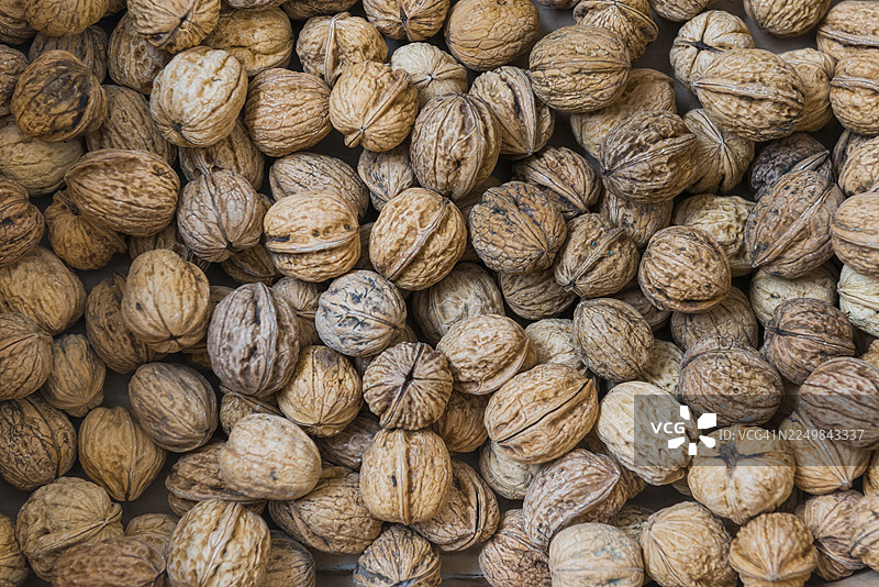 核桃，卡路里，质地，食用，坚果，食物，营养，植物，健康，数量，展示图片素材