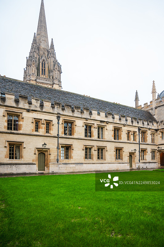 牛津大学新学院图片素材