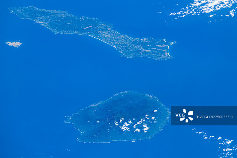 岛屿海岸线风光图片素材