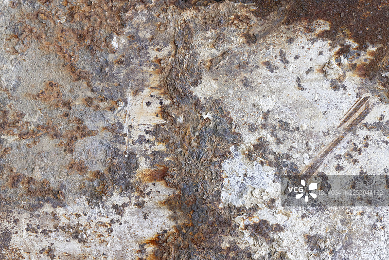 锈铁融入混凝土纹理背景图片素材