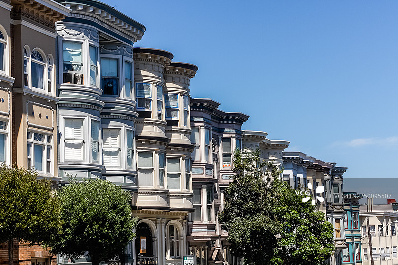 阿拉莫广场的彩绘女士们图片素材