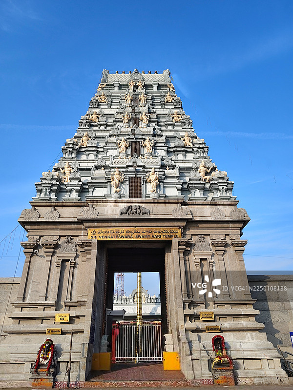 斯里 Venkateswara Swamy 寺/禧年山/海得拉巴图片素材