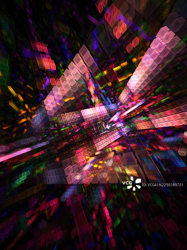 抽象背景 - 数据流图片素材