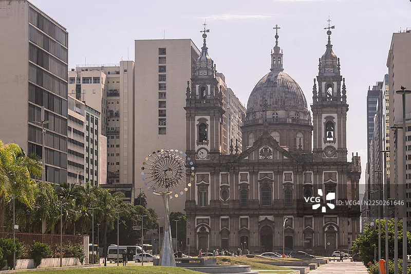 里约热内卢坎德拉里亚圣母教堂，巴西图片素材