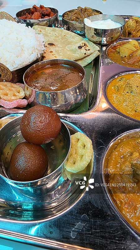 印度塔利美食图片素材