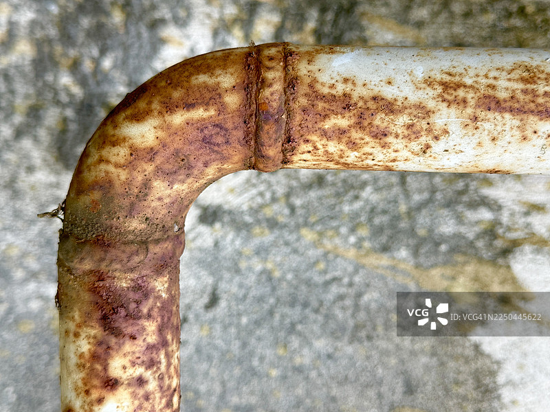 生锈的煤气管道图片素材