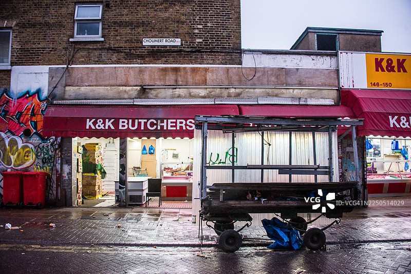 莱伊巷的肉店店面图片素材
