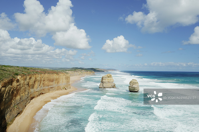 澳大利亚维多利亚十二门徒岩图片素材