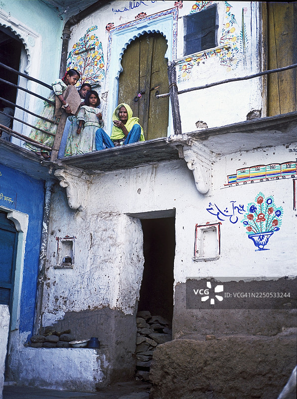 1979年印度乌代浦老城风光图片素材