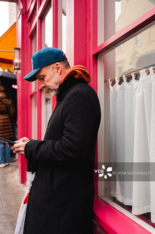 诺丁山的街头男子图片素材