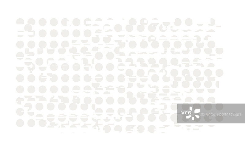 柔和的灰色点阵背景 简约网格纹理图案 扭曲的圆点 圆圈 2026年度流行色云舞者图片素材