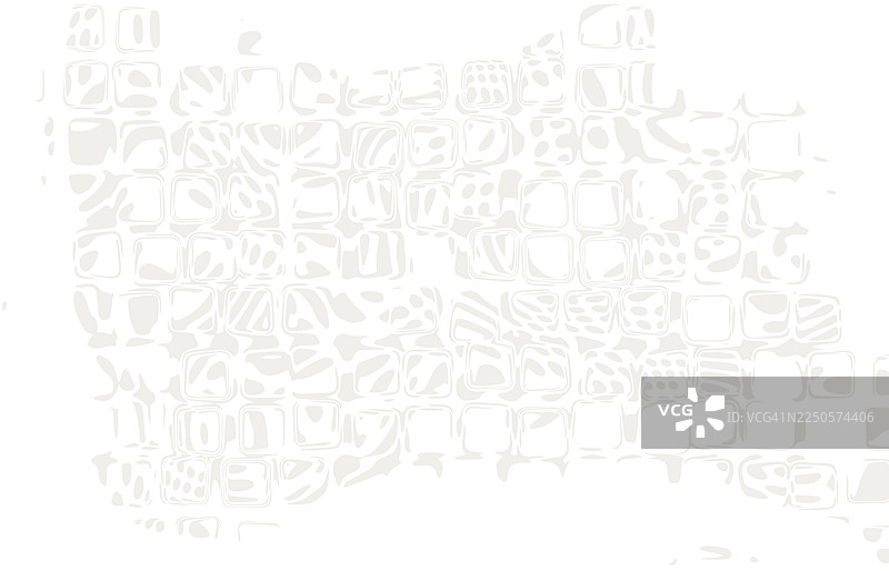 精致的白色蕾丝图案背景，扭曲的方形圆形形状，纹理设计。2026年度潮流色：云舞者。图片素材