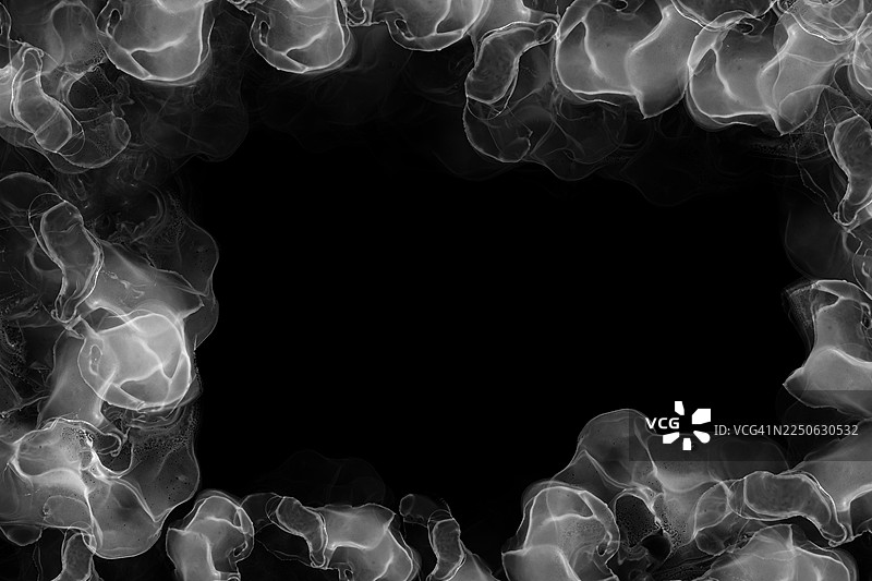 黑白酒精墨水艺术抽象背景图片素材