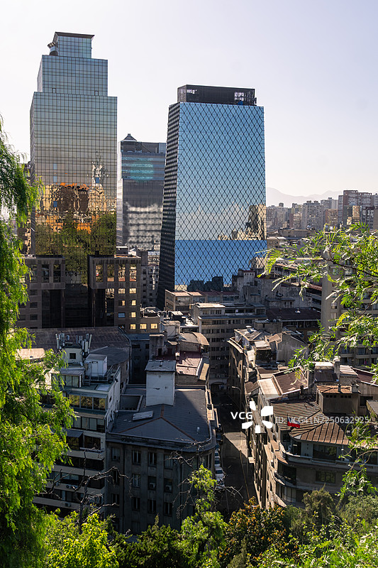 智利圣地亚哥摩天大楼图片素材