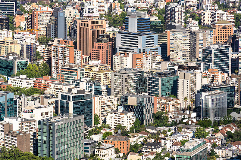 智利圣地亚哥城市景观图片素材