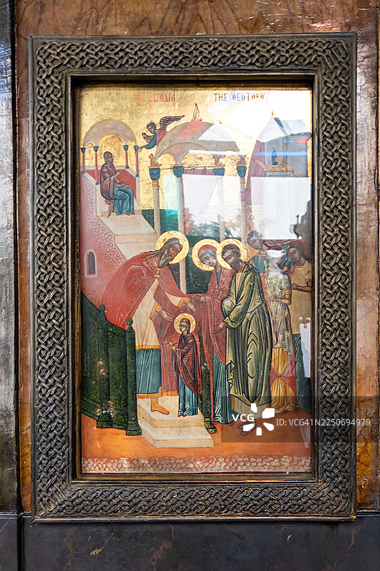 圣母玛利亚奉献像 - 贝伊奥卢圣母教堂图片素材