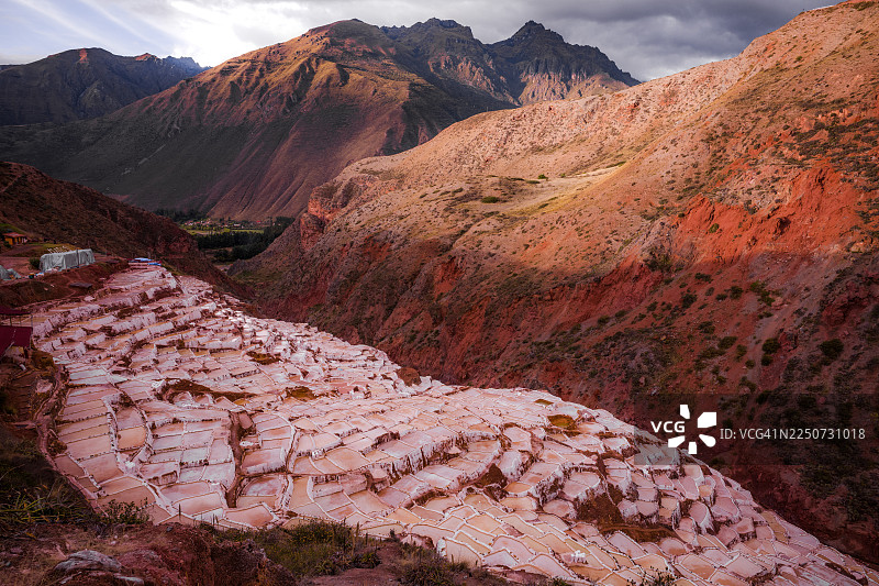 马拉斯盐矿图片素材
