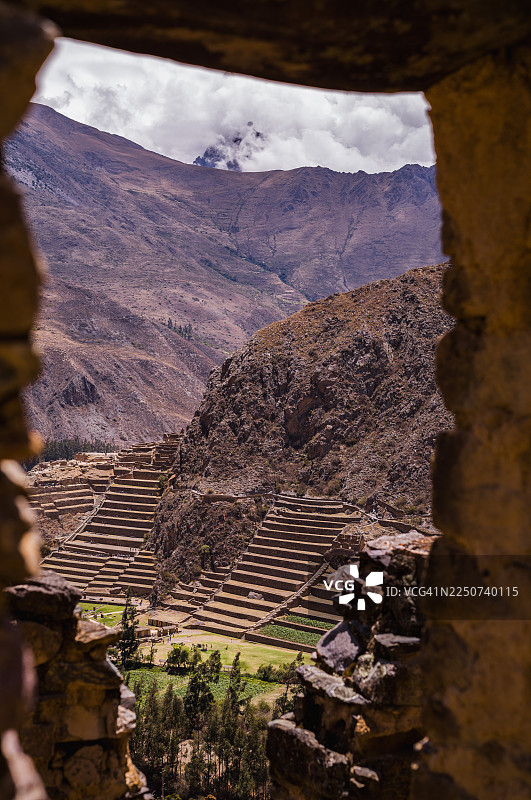 奥扬泰坦博考古遗址图片素材