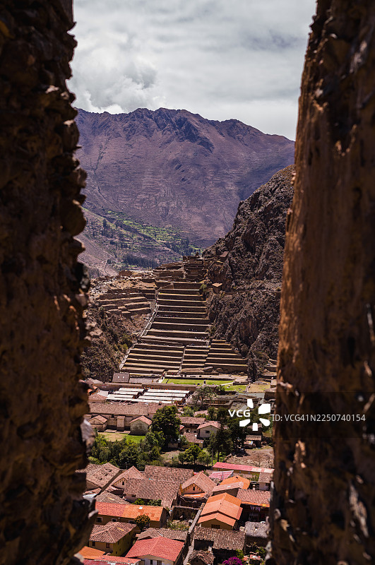 奥扬泰坦博考古遗址图片素材