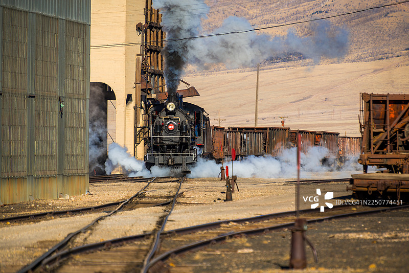 内华达北方铁路93号机车图片素材