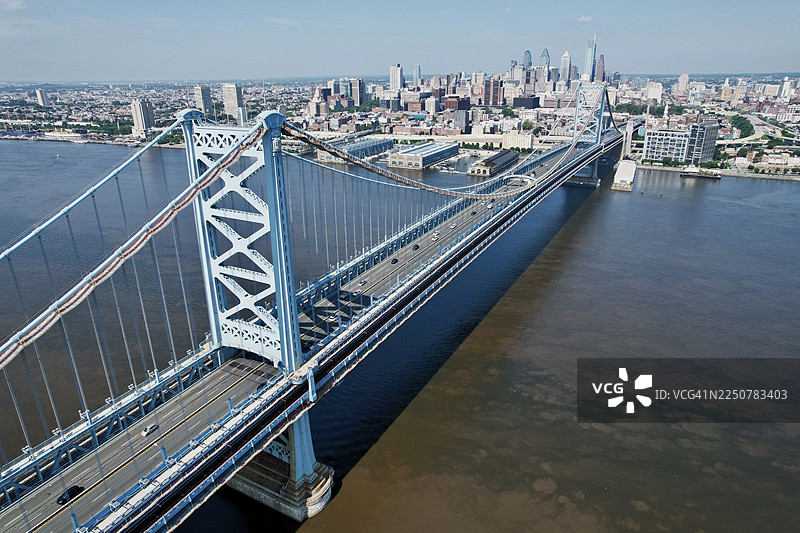 本杰明·富兰克林大桥 - 费城图片素材