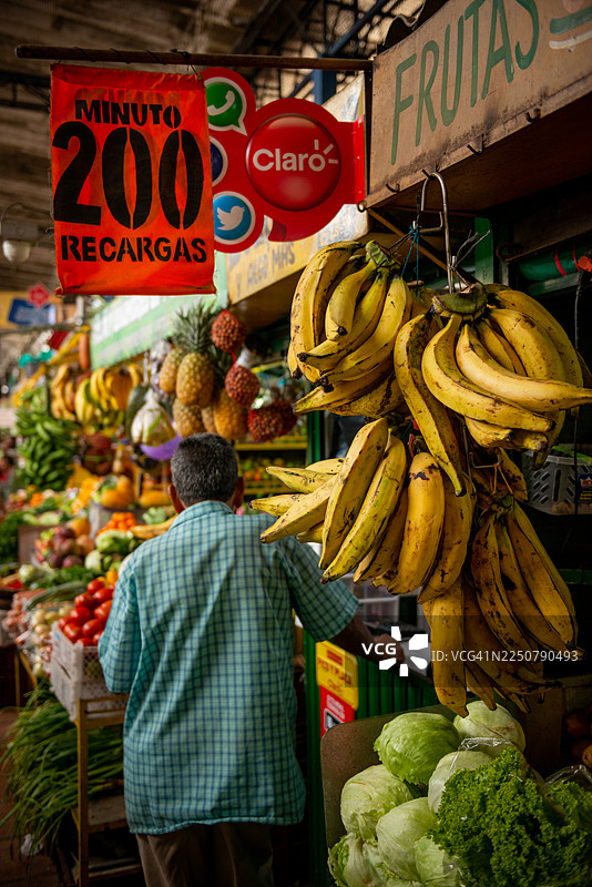 麦德林市场的多彩景象图片素材